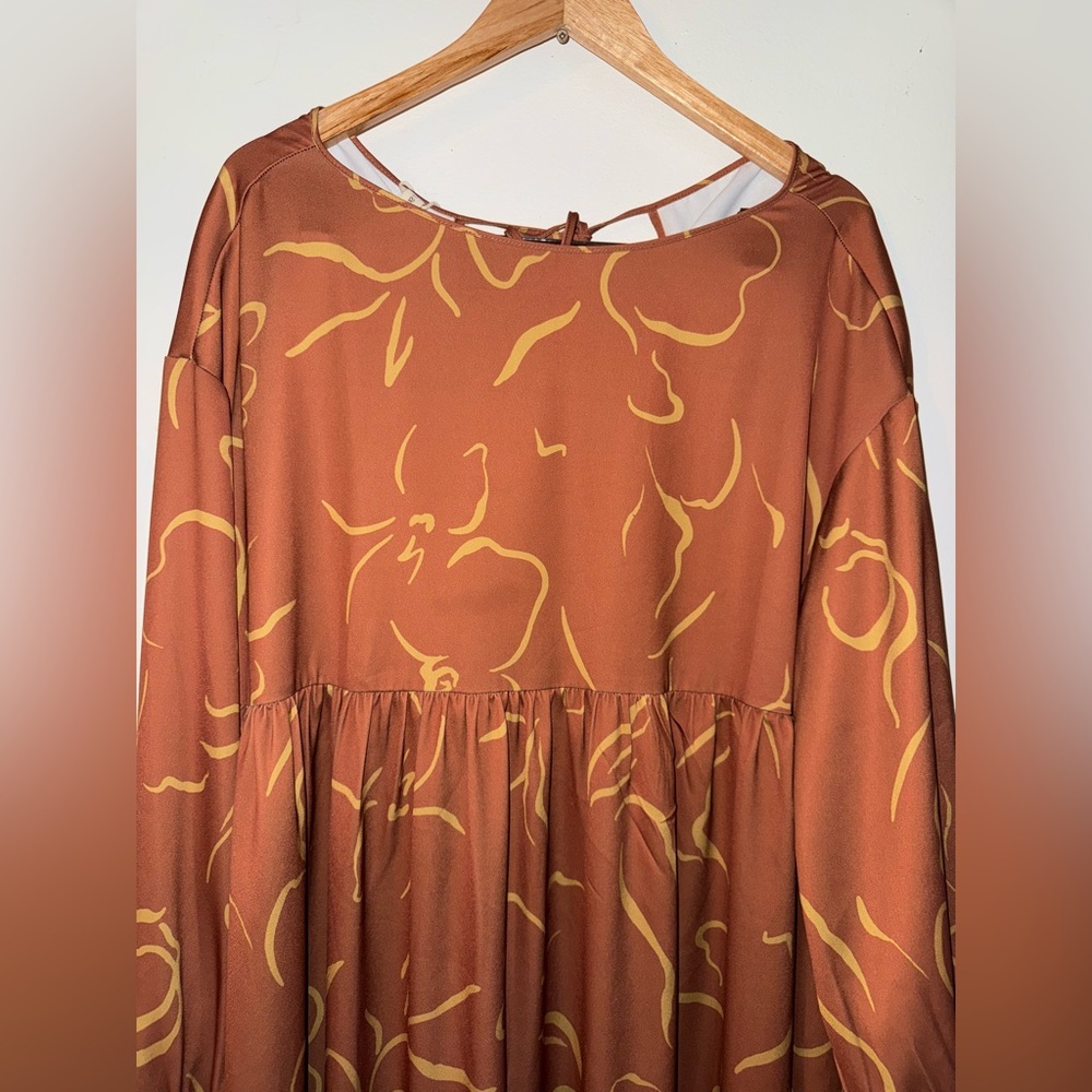 NAP Loungewear NWT Boho Maxi Print Dress Size S - Picture 7 of 13